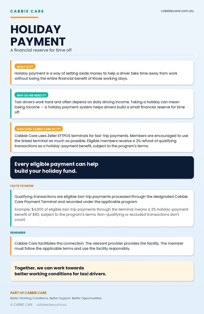 Holiday Payment information