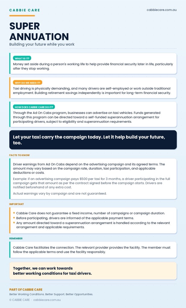 Superannuation information